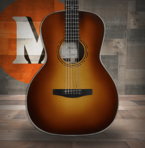 Alvarez Laureate Acoustic Electric (LT70E_Herringbone_Sunset) | Musician Madness