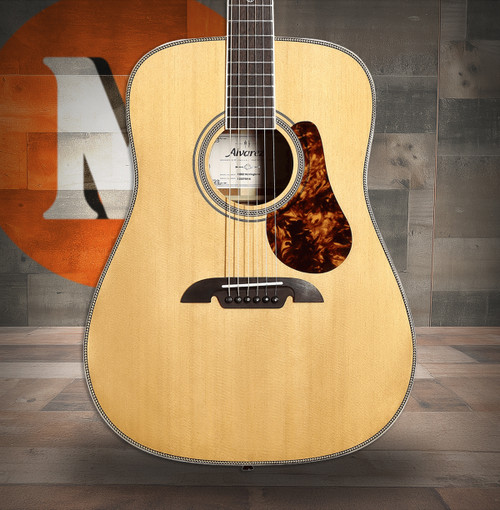 Alvarez Masterworks Dreadnought Acoustic Guitar (MD60_Herringbone) | Musician Madness