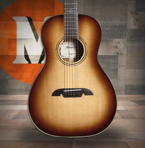 Alvarez Masterworks Parlor Guitar Acoustic Electric Shadowburst (MP60e_Shadowburst)