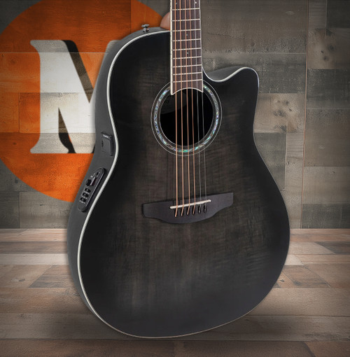 Ovation Celebrity Traditional Plus E-Acoustic Guitar CS24P-TBBY Transparent Blackburst (CS24P-TBBY-G) | Musician Madness