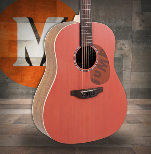 Ovation Applause Jump Dreadnought Slope Shoulders, Peach (AAS-69-O)