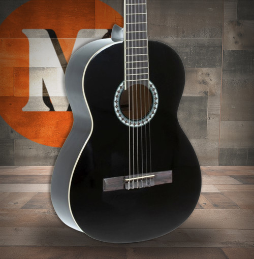 GEWA Basic Plus Classical Guitar 4/4 Black (PS510356) | Musician Madness