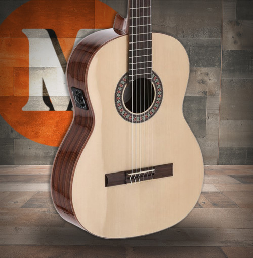 Manuel Rodriguez Exotica EX-SS-EA Santos Rosewood/Spruce 4/4 Gloss E-Acoustic (ES-SS-EA) | Musician Madness