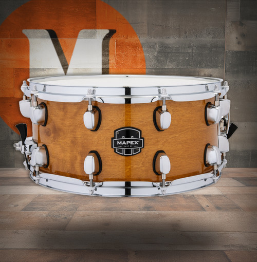 Mapex Mpx 14"X6.5" Maple/Poplar Hybrid Shell Snare Drum Gloss Natural (MPNMP4650CNL)