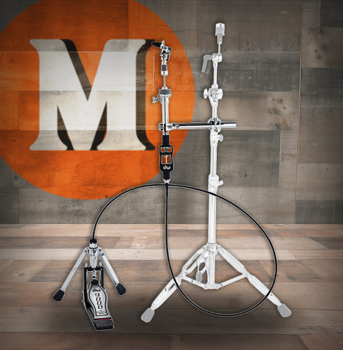 DW 9000 Series Remote Cable Hi-Hat Stand w/ MG-1, MG-2, 505 and Bag - 6ft (DWCP9502LB6) | Musician Madness