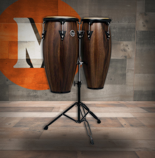 Latin Percussion LP Aspire 10-inch and 11-inch Conga Set with Double Stand - Jamjuree (LPA646-SW) | Musician Madness
