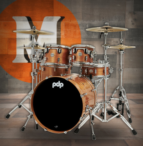 PDP Concept Exotic Series 5-Piece Maple Shell Pack - Honey Mahogany (PDCMX2215HM)