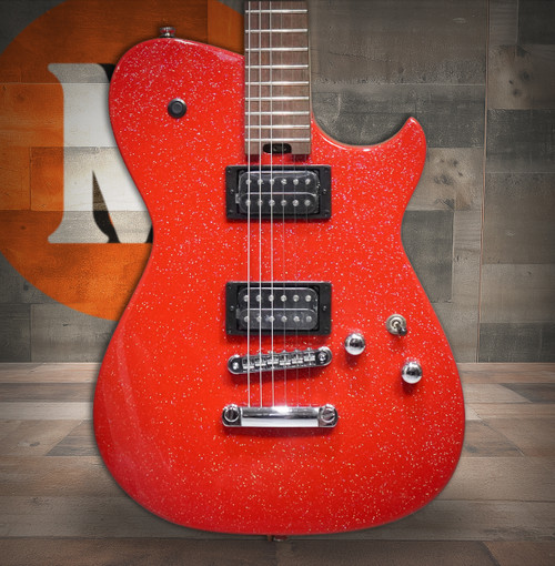 Cort Manson MBM-2H Red Sparkle Electric Guitar | Musician Madness