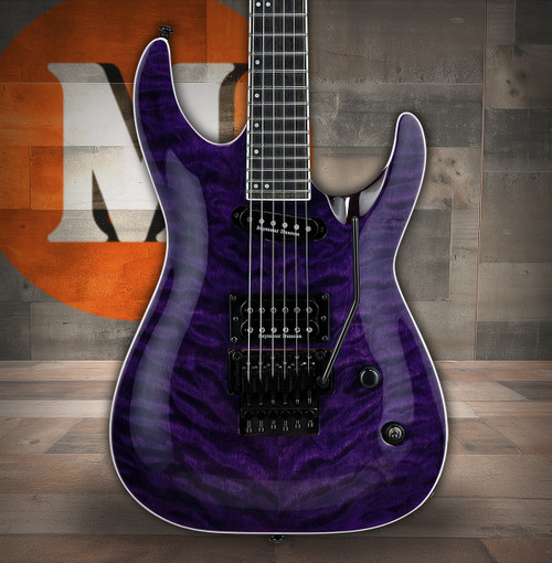 ESP LTD Andy LaRocque ALR-II - See Thru Purple (LALRIIQMSTP)
