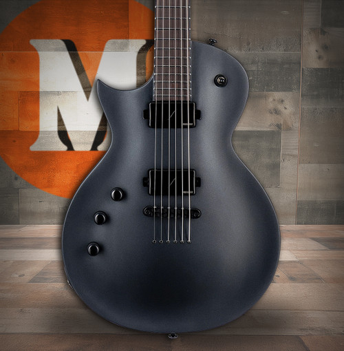 ESP LEC1000 Baritone Charcoal - Metallic Satin LH (LEC1000BCHMSLH