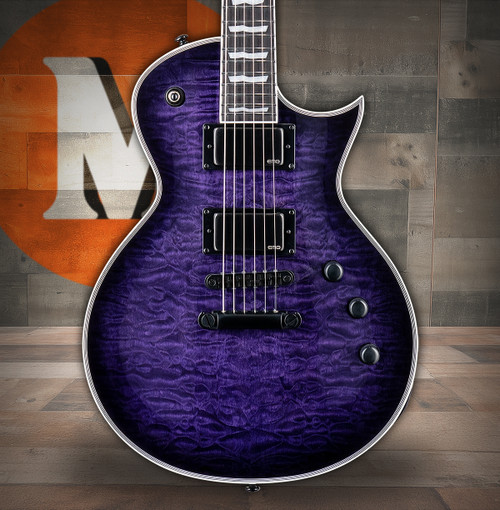 ESP LTD EC-1000 QM See Thru Purple SB (LEC1000QMSTPSB) | Musician Madness