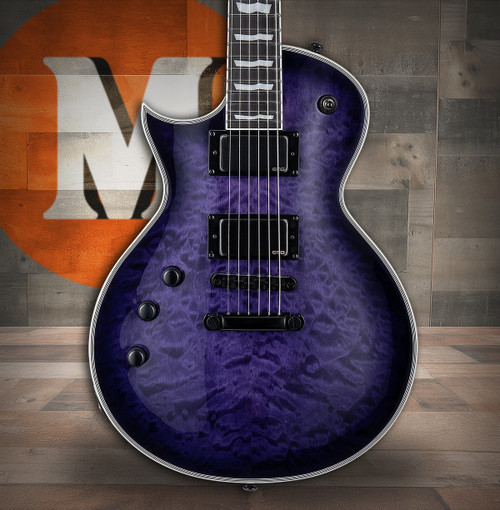 LTD EC-1000 QM See Thru Purple SB LH (LEC1000QMSTPSBLH) | Musician