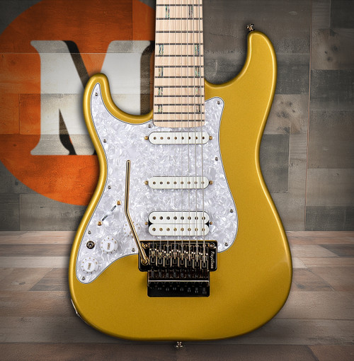 LTD Javier Reyes JRV-8 - Metallic Gold LH (LJRV8MGOLH)|Musician Madness