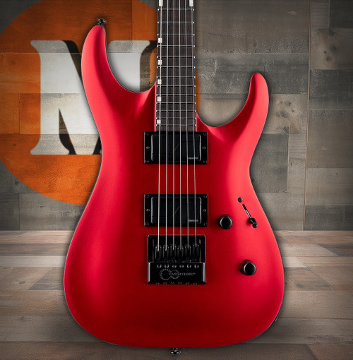 LTD MH-1000 EVERTUNE - Cany Apple Red Satin (LMH1000ETCARS)|Musician Madness