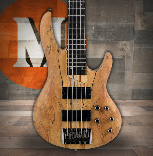LTD B-205SM Spalted Maple - Natural Satin (LB205SMNS)