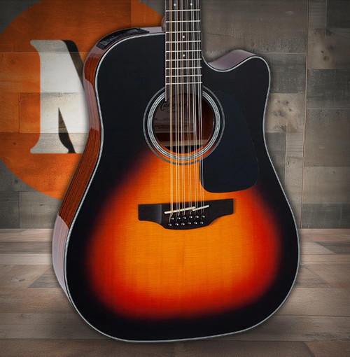 Takamine GD30CE-12 - Gloss Brown Sunburst (TAKGD30CE12BSB) | Musician Madness