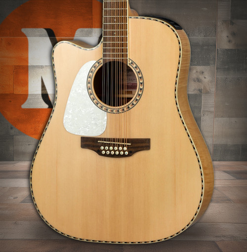 Takamine GD74CE-12ULH - Gloss Natural w/ Gig Bag LH (TAKGD74CE12ULHNAT)