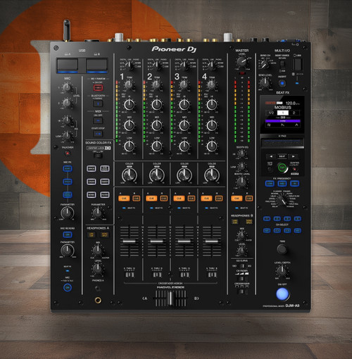 Pioneer DJ DJM-A9 Professional 4-Channel DJ Mixer, Audio Interface for Recording & Performance Quality Mixer Studio Equipment (DJM-A9)