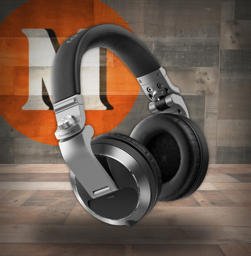 Pioneer DJ Professional Over-Ear DJ Headphones - Silver (HDJ-X7-S) | Musician Madness