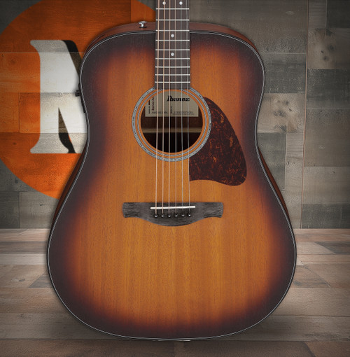 Ibanez AAD54E Acoustic Electric Guitar - Open Pore Sunburst (AAD54EOMH) | Musician Madness