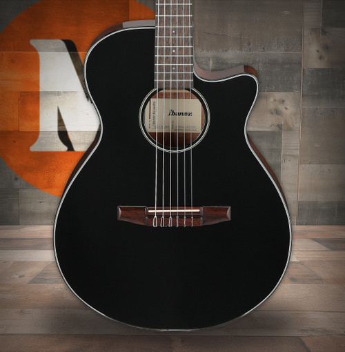 Ibanez AEG50NBKH Acoustic Electric Nylon-String Guitar - Black (AEG50NBKH) | Musician Madness