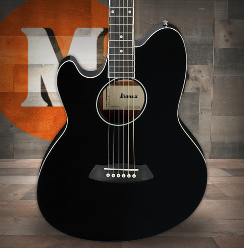 Ibanez TCY10E Talman Acoustic Electric LH - Black  (TCY10LEBK) | Musician Madness