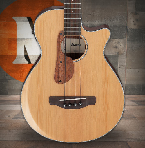 Ibanez AEGB30E-NTG Acoustic-Electric Bass Guitar - Natural Gloss (AEGB30ENTG) | Musician Madness
