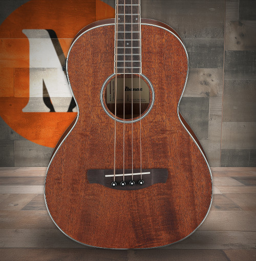 Ibanez PNB14EOPN Parlor Acoustic/Electric Bass - Open Pore Natural (PNB14EOPN) | Musician Madness