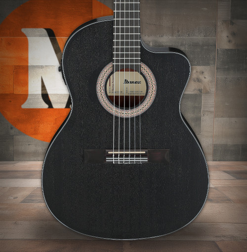 Ibanez GA5MHTCEWK Acoustic Electric Guitar - Weathered Black Open Pore (GA5MHTCEWK)|Musician Madness