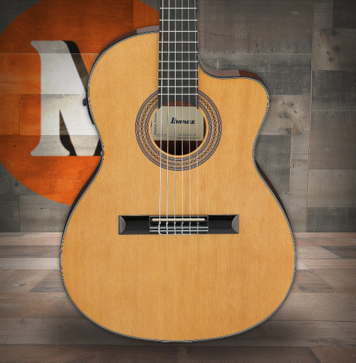 Ibanez GA5TCE Classical Acoustic-Electric Guitar - Amber High Gloss (GA5TCE)|Musician Madness