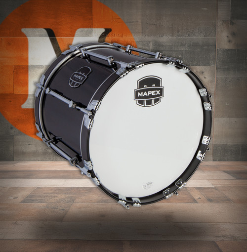 Mapex 16 Inch Quantum Mark II Bass Drum Gloss Black (QCMB1614-DK-CC)