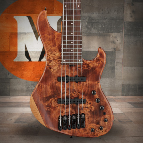 Ibanez MDM 6 String Electric Bass w/Bag - Natural Mocha Low Gloss (MDM1606NML)