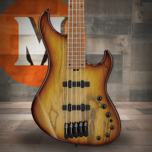 Ibanez MDM 5 String Electric Bass w/Bag - Natural Stained Amber Burst (MDM1305NAB)
