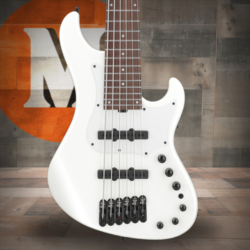 Ibanez MDM 6str Electric Bass w/Bag - Pearl White (MDM1006PW)|Musician Madness