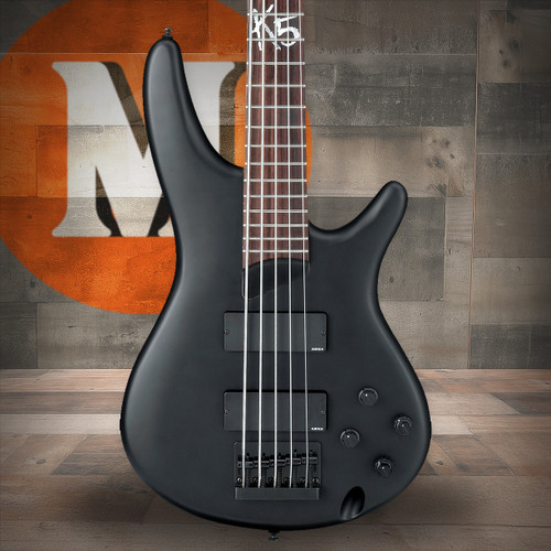Ibanez Fieldy Signature 5str Electric Bass - Black Flat (K5BKF)|Musician Madness