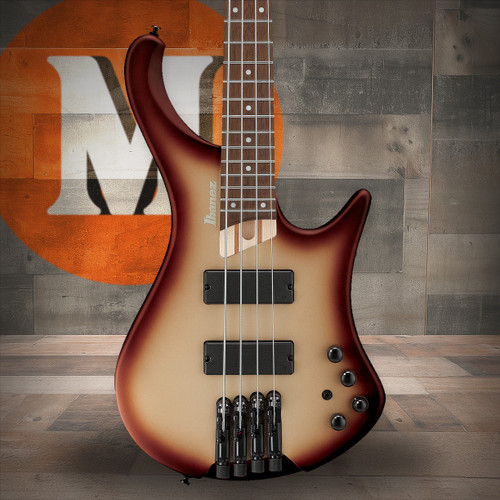 Ibanez EHB Ergonomic Headless Bass 4str - Charred Champagne Burst Matte (EHB600CCM)|Musician Madness