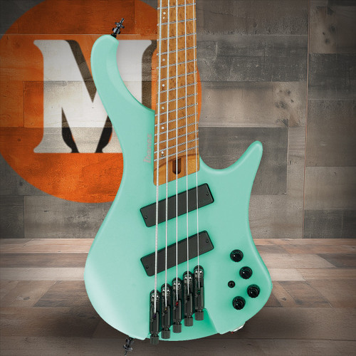 Ibanez EHB Ergonomic Headless Bass 5 String w/Bag Multi Scale - Sea Foam Green Matte (EHB1005MSSFM)