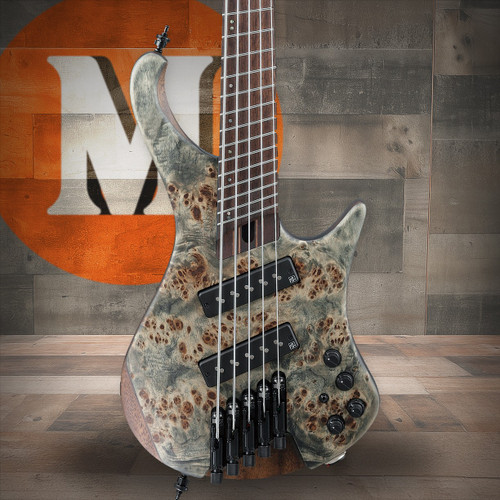 Ibanez EHB Ergonomic Headless Bass 5 String w/Bag - Black Ice Flat (EHB1505MSBIF)