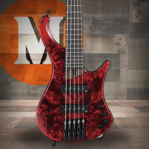 Ibanez EHB Ergonomic Headless Bass 5 String w/Bag - Stained Wine Red Low Gloss (EHB1505SWL)