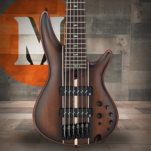 Ibanez SR Premium 6str Electric Bass w/Bag  - Dual Mocha Burst Flat (SR1356BDUF)|Musician Madness