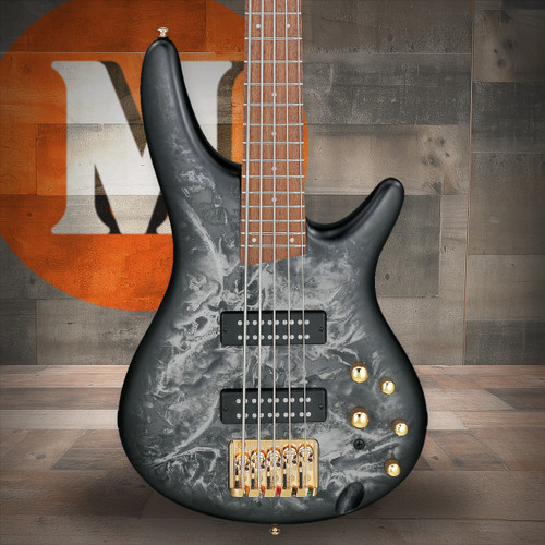 Ibanez SR Standard 5str Electric Bass - Black Ice Frozen Matte (SR305EDXBZM)|Musician Madness