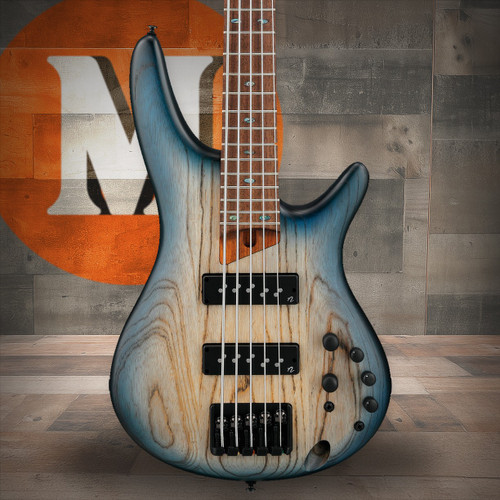Ibanez SR Standard 5str Electric Bass - Cosmic Blue Starburst Flat (SR605ECTF)|Musician Madness