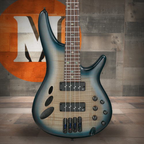 Ibanez SR Bass Workshop 4str Electric Bass - Cosmic Blue Starburst Low Gloss (SRD900CTL)|Musician Madness