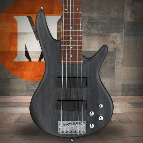 Ibanez Gio SR 6 String Electric Bass - Transparent Gray Flat (GSR206TGF)