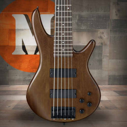 Ibanez Gio SR 6str Electric Bass - Walnut Flat (GSR206BWNF)|Musician Madness