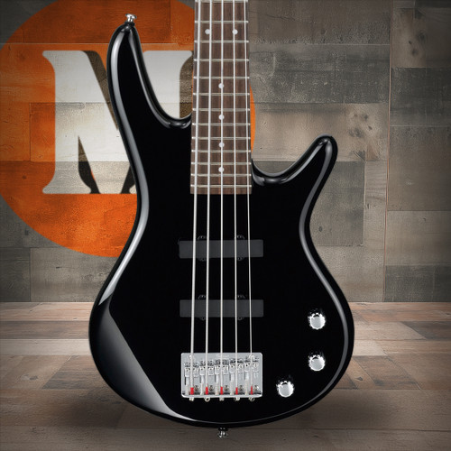 Ibanez Gio SR miKro "Short Scale" 5str Electric Bass - Black (GSRM25BK)|Musician Madness