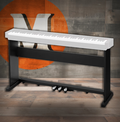 Casio CS470P Black Stand for CDP-S150 / S160 / S350 / S360 w/ 3 Fixed Pedals (CS470P)|Musician Madness