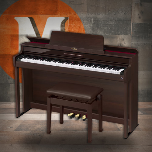 Casio AP-550 Digital Cabinet Piano - Rosewood (AP-550BN)