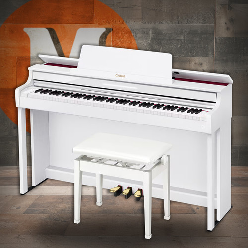Casio AP-550 Digital Cabinet Piano - White (AP-550WE)