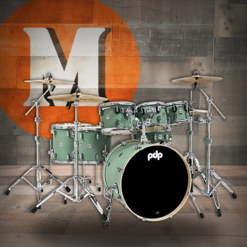 PDP Concept Series 7-Piece Maple Shell Pack - Satin Seafoam (PDCM2217SF)